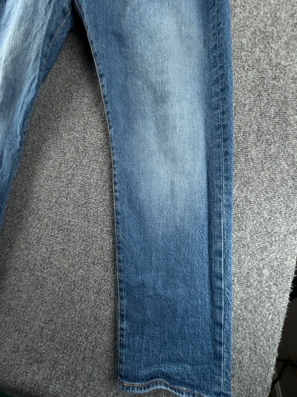 Levis 501 93 Straight Jeans Button Fly Classic Blue Denim Men Cotton ACTL 32X29